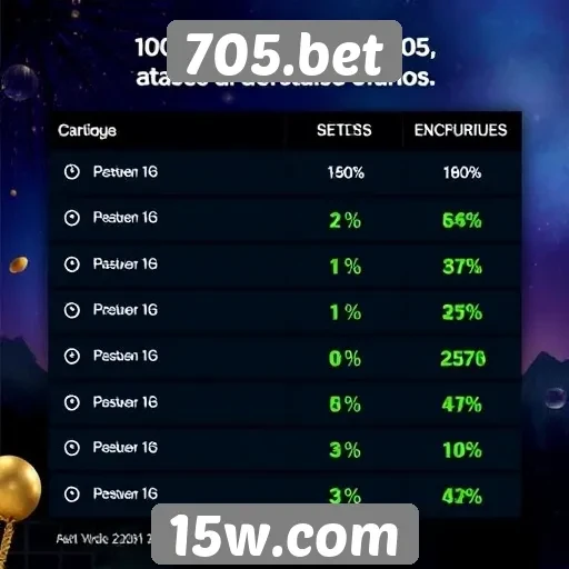 Comparativo de bônus e promoções do 705.bet